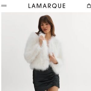 LAMARQUE Deora Jacket in white